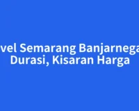 Travel Semarang Banjarnegara: Durasi, Kisaran Harga